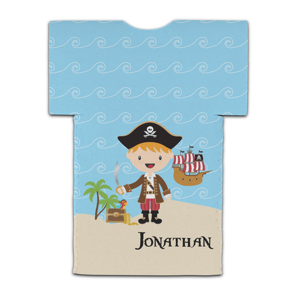 Pirate Scene Jersey Bottle Cooler - BACK (flat)