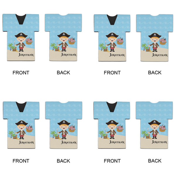 Pirate Scene Jersey Bottle Cooler - Set of 4 - APPROVAL
