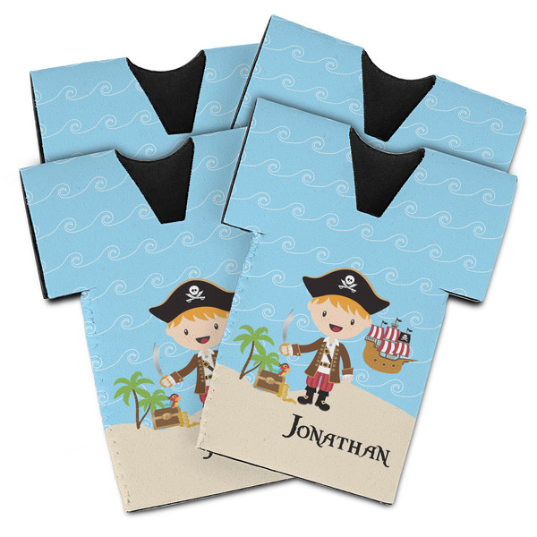 Pirate Scene Jersey Bottle Cooler - Set of 4 - MAIN (flat)