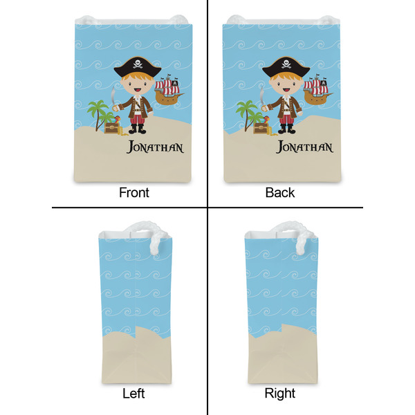 Pirate Scene Jewelry Gift Bag - Matte - Approval