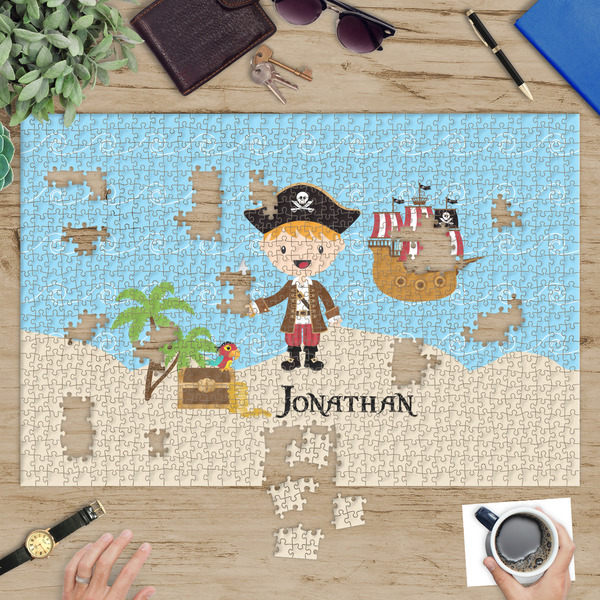 Pirate Scene Jigsaw Puzzle 1014 Piece - In Context