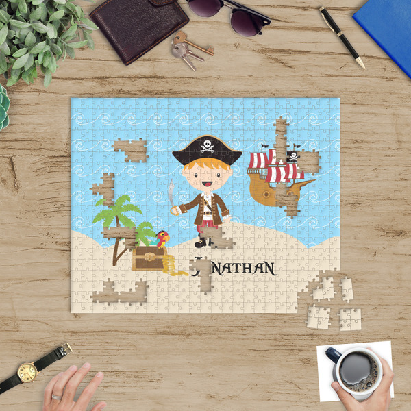 Pirate Scene Jigsaw Puzzle 500 Piece - In Context