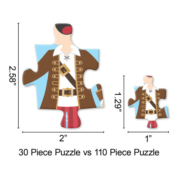 Pirate Scene Jigsaw Puzzle - Piece Comparison
