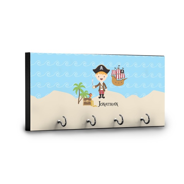 Pirate Scene Key Hanger - Front View with Hooks