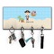 Pirate Scene Key Hanger w/ 4 Hooks w/ Name or Text