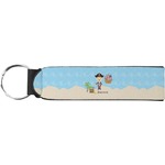 Pirate Scene Neoprene Keychain Fob (Personalized)