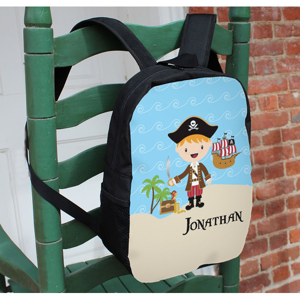 Pirate Scene Kids Backpack - In Context