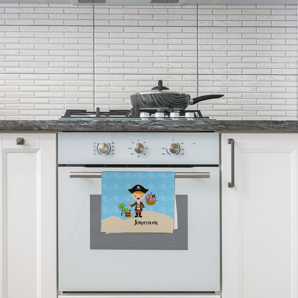 Pirate Scene Kitchen Towel - Poly Cotton - Lifestyle