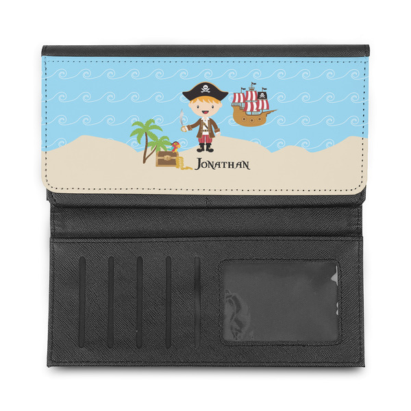 Pirate Scene Ladies Wallet - Half Way Open
