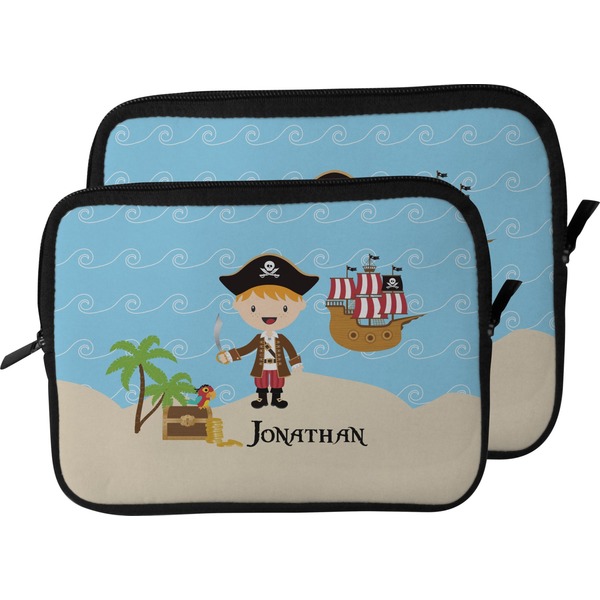 Personalized Pirate Laptop Sleeve (Size Comparison)