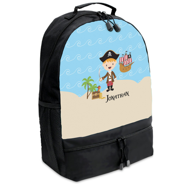 Custom Pirate Scene Backpacks - Black (Personalized)