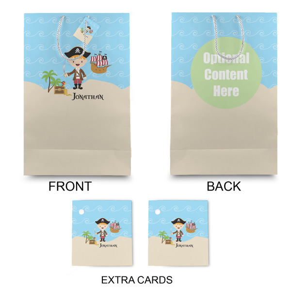 Pirate Scene Large Gift Bag - Approval