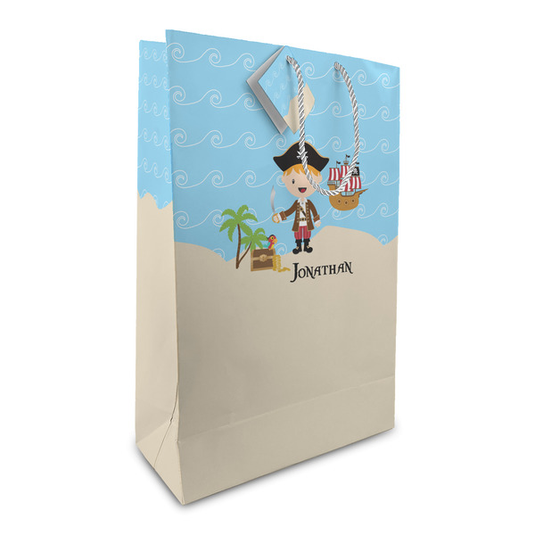 Custom Pirate Scene Large Gift Bag (Personalized)