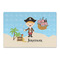Pirate Scene Large Rectangle Car Magnets- Front/Main/Approval