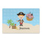 Pirate Scene Large Rectangle Car Magnet (Personalized)