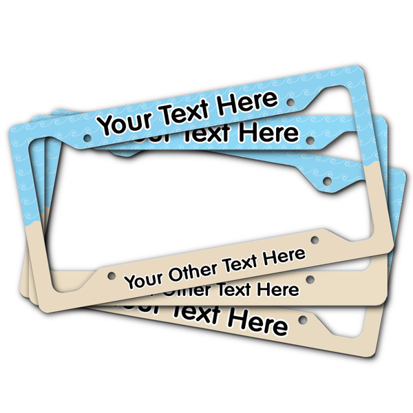 Pirate Scene License Plate Frames - (PARENT MAIN)