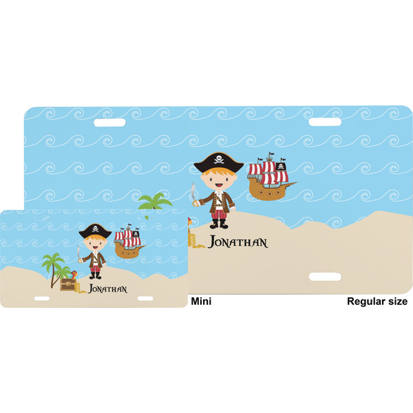 Personalized Pirate License Plate (Sizes)