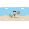 Pirate Scene Front License Plate (Personalized)