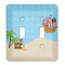 Personalized Pirate Light Switch Cover (2 Toggle Plate)