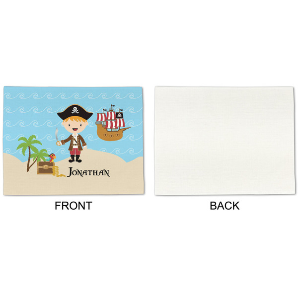 Pirate Scene Linen Placemat - APPROVAL Single (single sided)