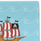 Pirate Scene Linen Placemat - DETAIL