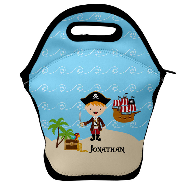 Custom Pirate Scene Lunch Bag w/ Name or Text