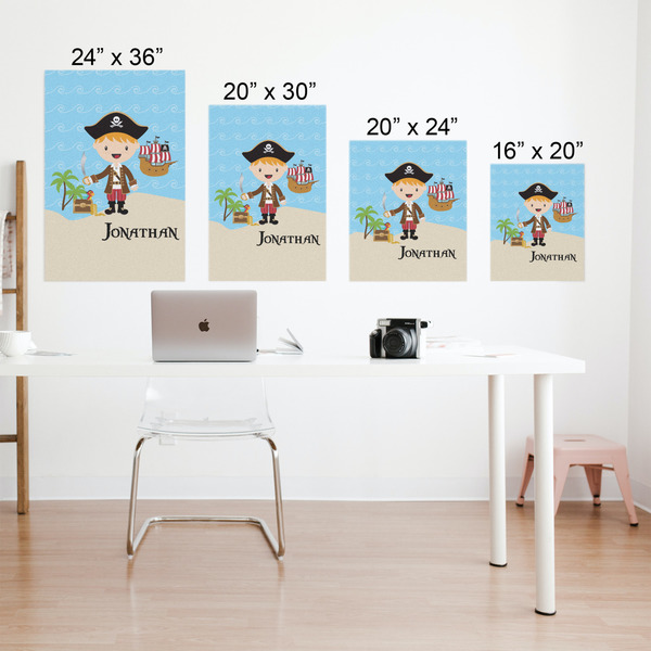 Pirate Scene Matte Poster - Sizes