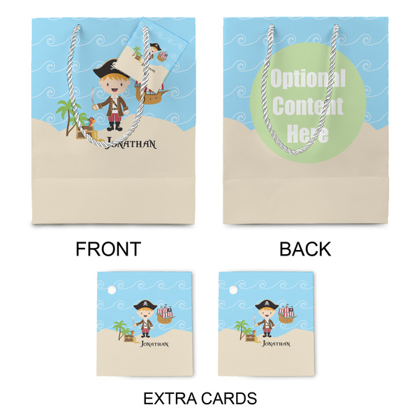 Pirate Scene Medium Gift Bag - Approval
