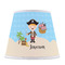 Pirate Scene Poly Film Empire Lampshade - Front View