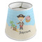 Pirate Scene Poly Film Empire Lampshade - Angle View