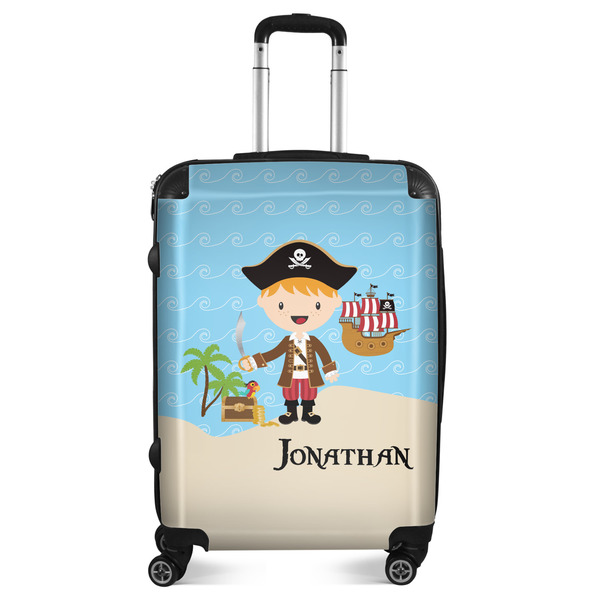 Custom Pirate Scene Suitcase - 24" Medium - Checked (Personalized)