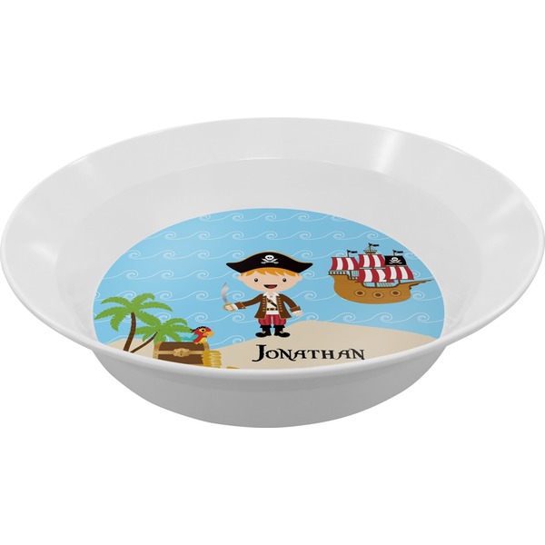 Custom Pirate Scene Melamine Bowl (Personalized)
