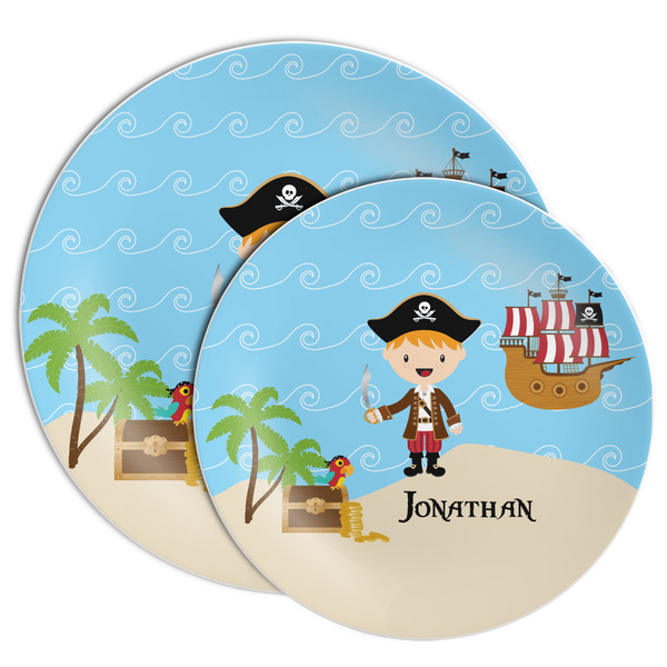 Pirate Scene Melamine Plates - PARENT/MAIN