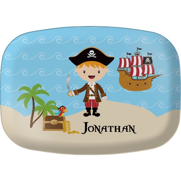 Custom Pirate Scene Melamine Platter (Personalized)