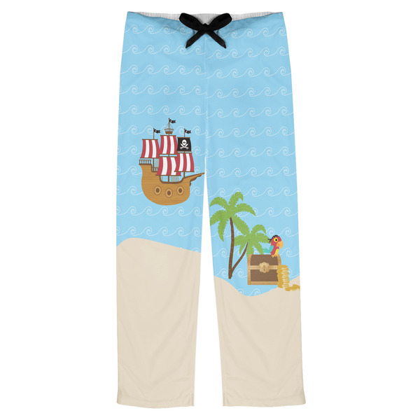 Custom Pirate Scene Mens Pajama Pants - 2XL