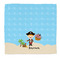 Pirate Scene Microfiber Dish Rag (Personalized)