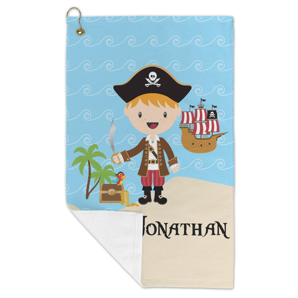 Pirate Scene Microfiber Golf Towels - FOLD