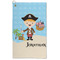Pirate Scene Microfiber Golf Towel (Personalized)