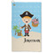 Pirate Scene Microfiber Golf Towel - Large (Personalized)