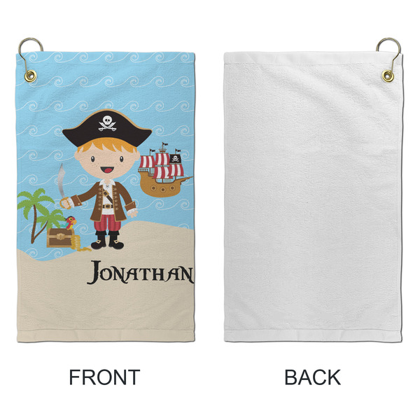 Pirate Scene Microfiber Golf Towels - Small - APPROVAL