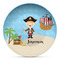 Pirate Scene DecoPlate Oven and Microwave Safe Plate - Main