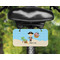 Pirate Scene Mini License Plate on Bicycle - LIFESTYLE Two holes