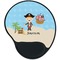 Pirate Scene Mouse Pad with Wrist Support - Main