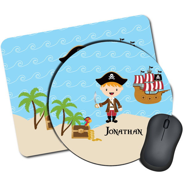 Custom Pirate Scene Mouse Pad (Personalized)