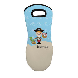 Pirate Scene Neoprene Oven Mitt w/ Name or Text