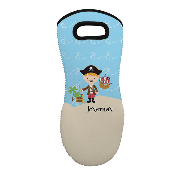 Custom Pirate Scene Neoprene Oven Mitt w/ Name or Text