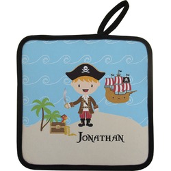 Pirate Scene Pot Holder w/ Name or Text