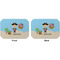Pirate Scene Octagon Placemat - Double Print Front and Back