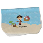 Pirate Scene Burp Cloth - Fleece w/ Name or Text