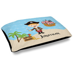 Pirate Scene Outdoor Dog Bed - Large (Personalized)